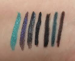 ultimate eye liner collection swatches