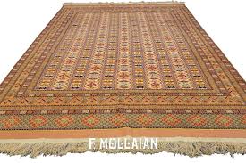 design afghani latif silk rug 266x215