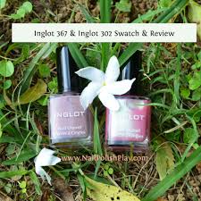 inglot 367 inglot 302 swatch review