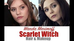 wanda maximoff scarlet witch hair and