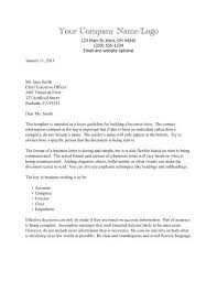 Formal Business Thank You Letter Template Official Format
