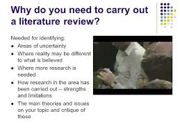 Developing Research Proposal Writing a Literature Review    ppt    