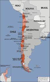 Coupes orographiques, territoire argentin central. Carte Du Chili Disponible En Ligne Download Scientific Diagram