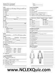 Nursing Student Head To Toe Assessment Sample Charting Entry
