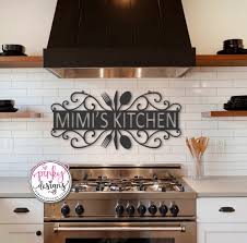 Custom Metal Sign Mimi S Kitchen