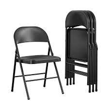 cosco solid resin plastic folding chair