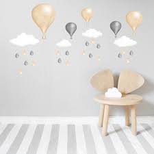 Kids Wall Stickers In White Clouds