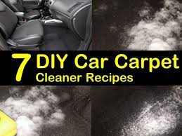 7 easy to make diy car carpet cleaner