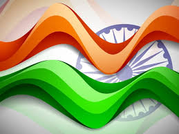 indian flag pattern vector art stock