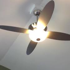 Modern Ceiling Fan On Cathedral Ceiling