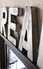 Diy Faux Metal Letters Knockoffdecor Com