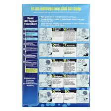 Cpr Resuscitation Chart Drsabc Safety Sign Compliant Pvc Wall Sticker Swimming Pool Spa