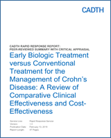 Early Biologic Treatment Versus Conventional Treatment For