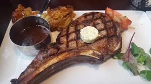Returning the pan to the heat will help loosen the fond stuck to. 18oz Rib Eye On The Bone With Beef Dripping Sauce And Crispy Onion Loaf Picture Of Miller Carter Steakhouse Sunderland Tripadvisor