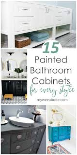 15 painted bathroom cabinets to fit any