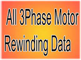 motor rewinding data pdf