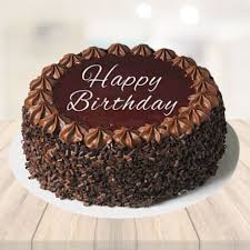 happy birthday chocolate cake