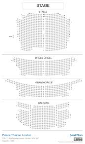 palace theatre london seating plan
