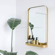 Vintage Gold Metal Framed Wall Mirrors