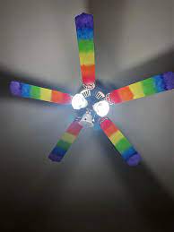 unique rainbow ceiling fan rev for