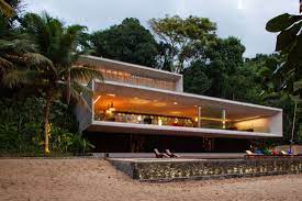 modern beach house on the brazilian