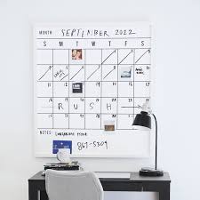 Oversized Framed Dry Erase Calendar