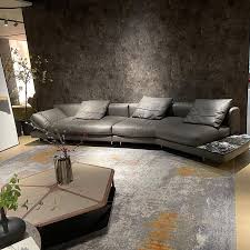 Italian Minimalist Black Living Room