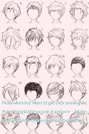 100 characters with multicoloured hair. Male Anime Hairstyles Drawing At Paintingvalleycom Explore Male Hairstyles Drawing Abbey Blog M How To Draw Hair Anime Hair Anime Hairstyles Male