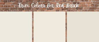 The Best Paint Color For Red Brick In 3