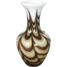 Vintage Multi Colored Glass Vase By