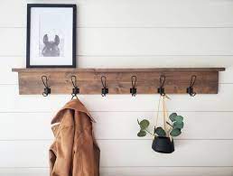 Wall Coat Rack With Shelf Wall Mounted