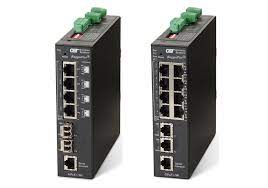 managed industrial poe poe fiber switches