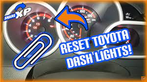 Reset Toyota dash lights VSC ABS Traction Control Corolla Matrix 2010 -  YouTube