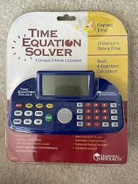 Time Equation Solver Calculator