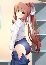 Since yesterday you guy said the Monika I posted wasn't thicc enough...here  it is. : r/DDLC