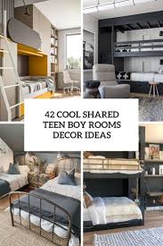 shared teen boy rooms décor ideas