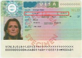 how to read a schengen visa sticker