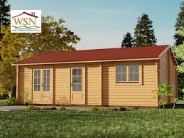 chalet en bois kit 48m² 44mm ws