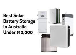 5 best solar battery storage in