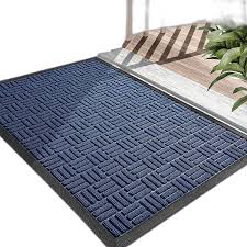 blue indoor ground rubber tiles