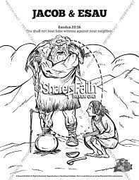 Jacob and esau coloring pages for kids online. Story Of Jacob And Esau Bible Coloring Pages Sunday School Coloring Pages