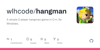 You can enter your own list of hangman words. Github Wlhcode Hangman A Simple 2 Player Hangman Game In C For Windows