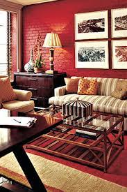 decorating with red orange and pink