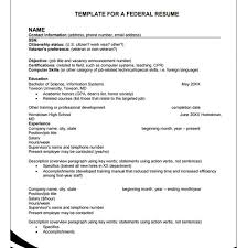 US Air Force Federal Resume Template toubiafrance com