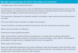 clean water sanitation outcomes and