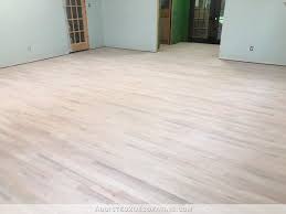 diy whitewashed red oak studio floor