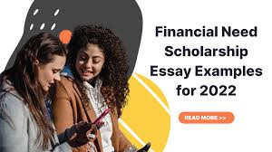 financial need scholarship essay