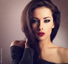 beautiful makeup y woman with hot