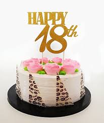 Looking for easy homemade birthday cakes? 18th Birthday Cake Toppers Shop 18th Birthday Cake Toppers Online
