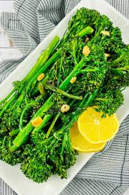 tenderstem broccoli in olive oil and garlic
